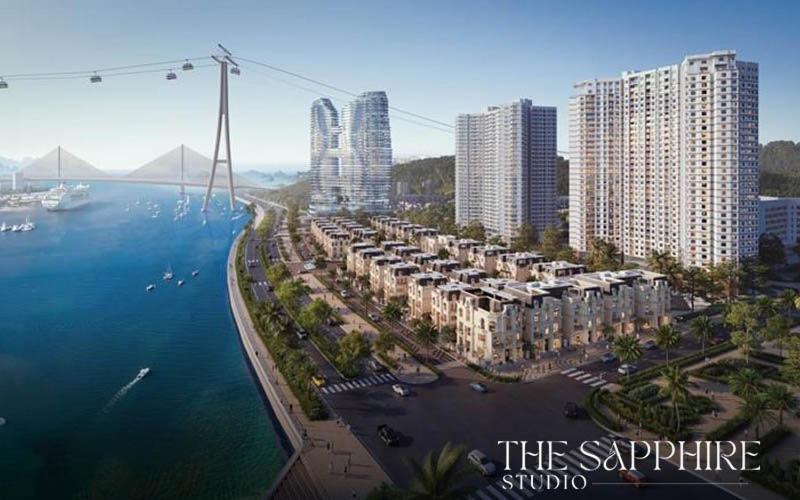 Ferienwohnung The 1108 Sapphire Hạ Long Exterior foto